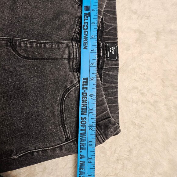 Gap Women's Black Skinny Elastic Waist Denim Jeans Size: XS - Picture 4 of 9